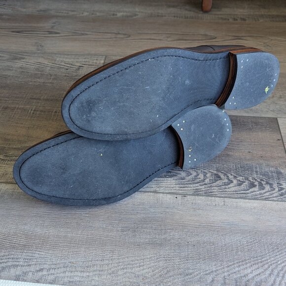 Beckett Simonon Men's Classic Handcrafted Pull-Up Leather Dunham Derby Brown 11B - Picture 10 of 10